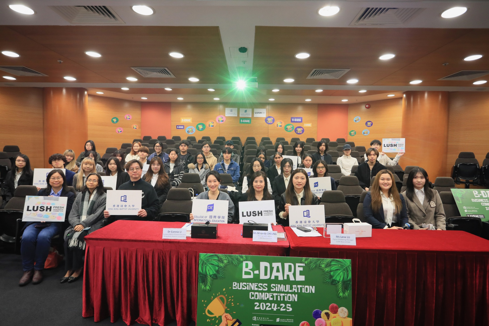 The B-DARE Business Simulation Competition concluded successfully with LUSH Asia Limited as the partnering organisation.