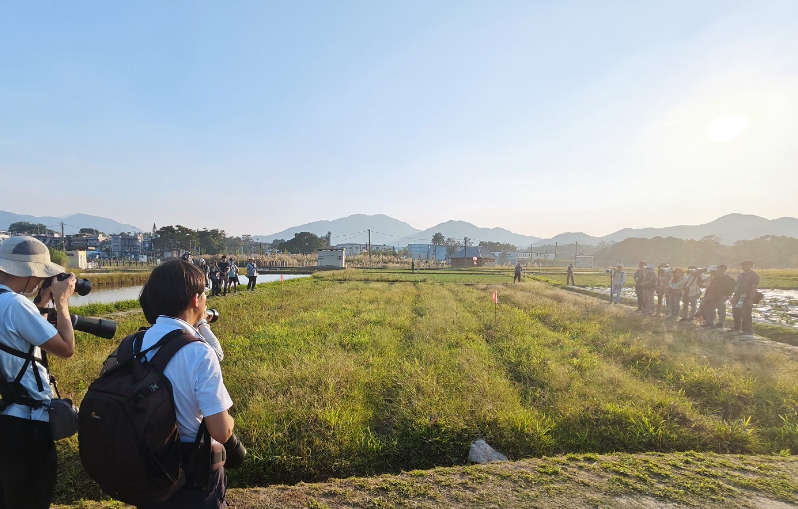 環境及資源管理學士課程同學前往塱原自然生態公園考察，並認識香港的新自然保育政策。