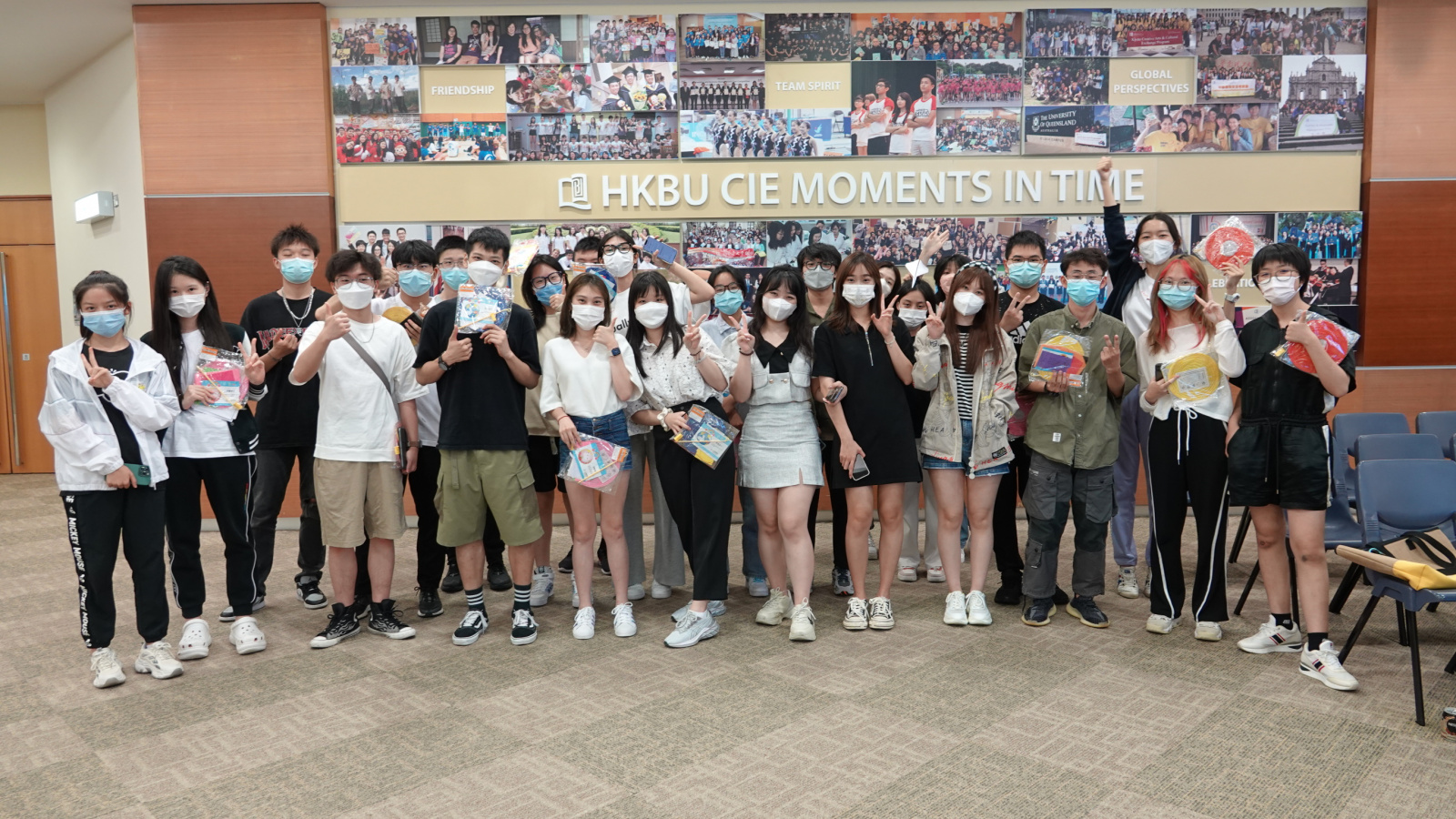 學院日前舉辦非本地生迎新活動，讓同學投入精彩的校園生活。
