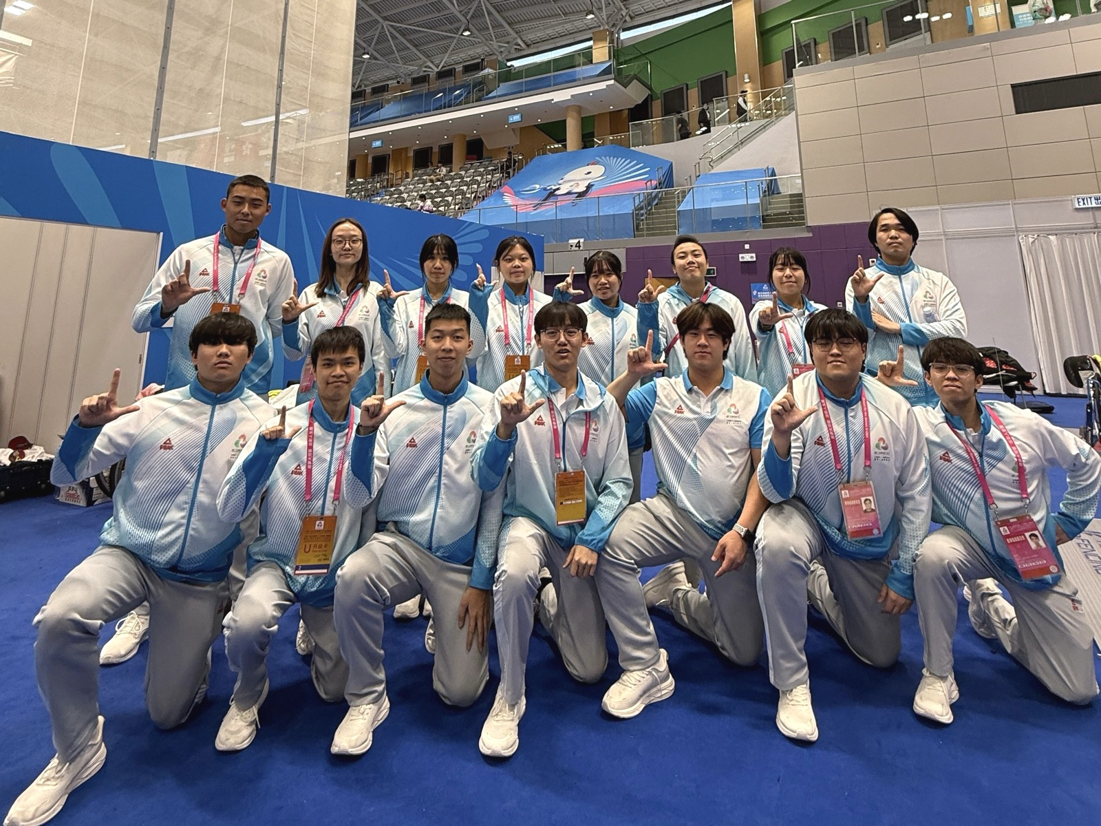 Over a hundred of students from the Bachelor of Social Sciences (Honours) in Sport and Recreation Leadership programme served as volunteers at the 12th National Games for Persons with Disabilities.